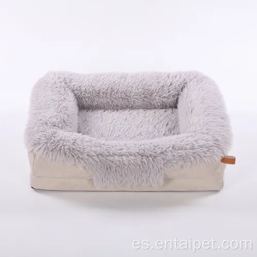 Kennel de perro de invierno cálido con pelusa cuadrada